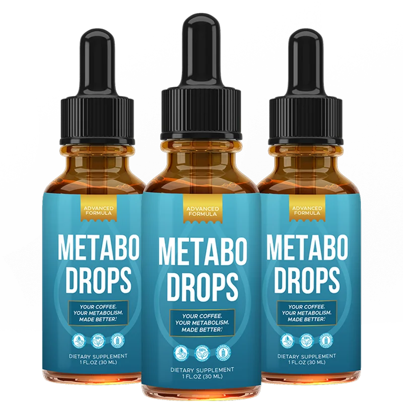 Metabo Drops Natural Weight Management Formula — 3 Bottle / 90 Day Pack
