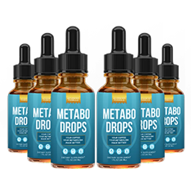 Metabo Drops Natural Weight Management Formula — 6 Bottle / 180 Day Pack